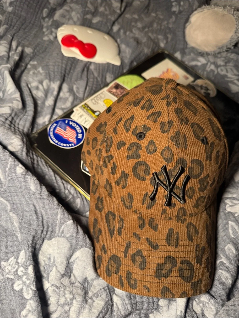 New Era Leopard Print NY Yankees Cap - Brown/Black